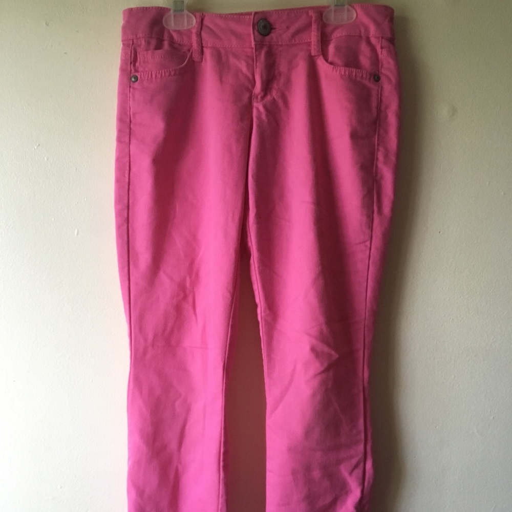 long pink jeans